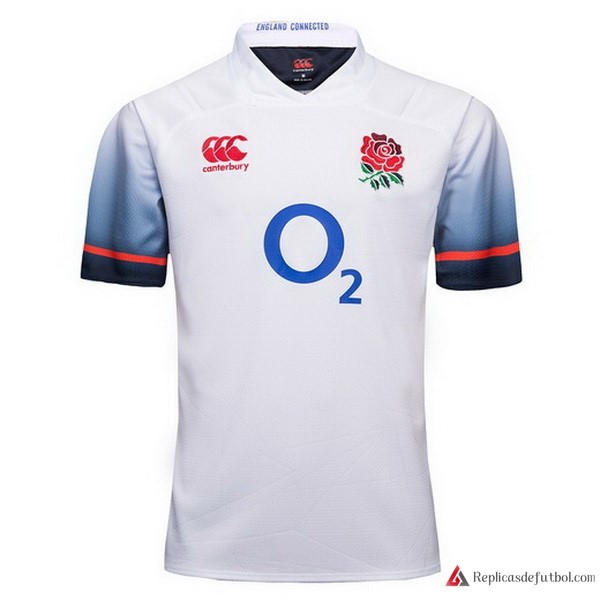 Camiseta Inglaterra Primera equipación 2017-2018 Blanco Rugby